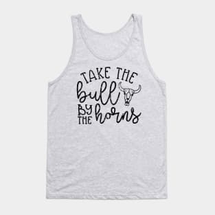 Take The Bull By The Horns Country Southern Tank Top